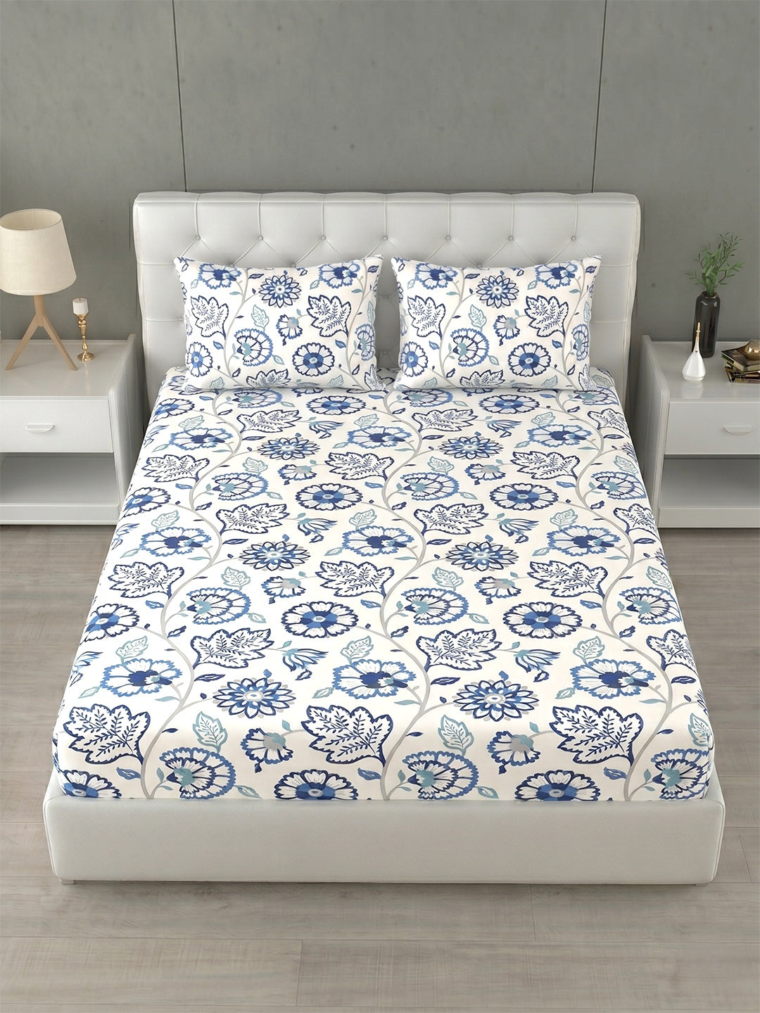 Honeybrush Collection Bedsheet with 2 Pillow Covers (A)
