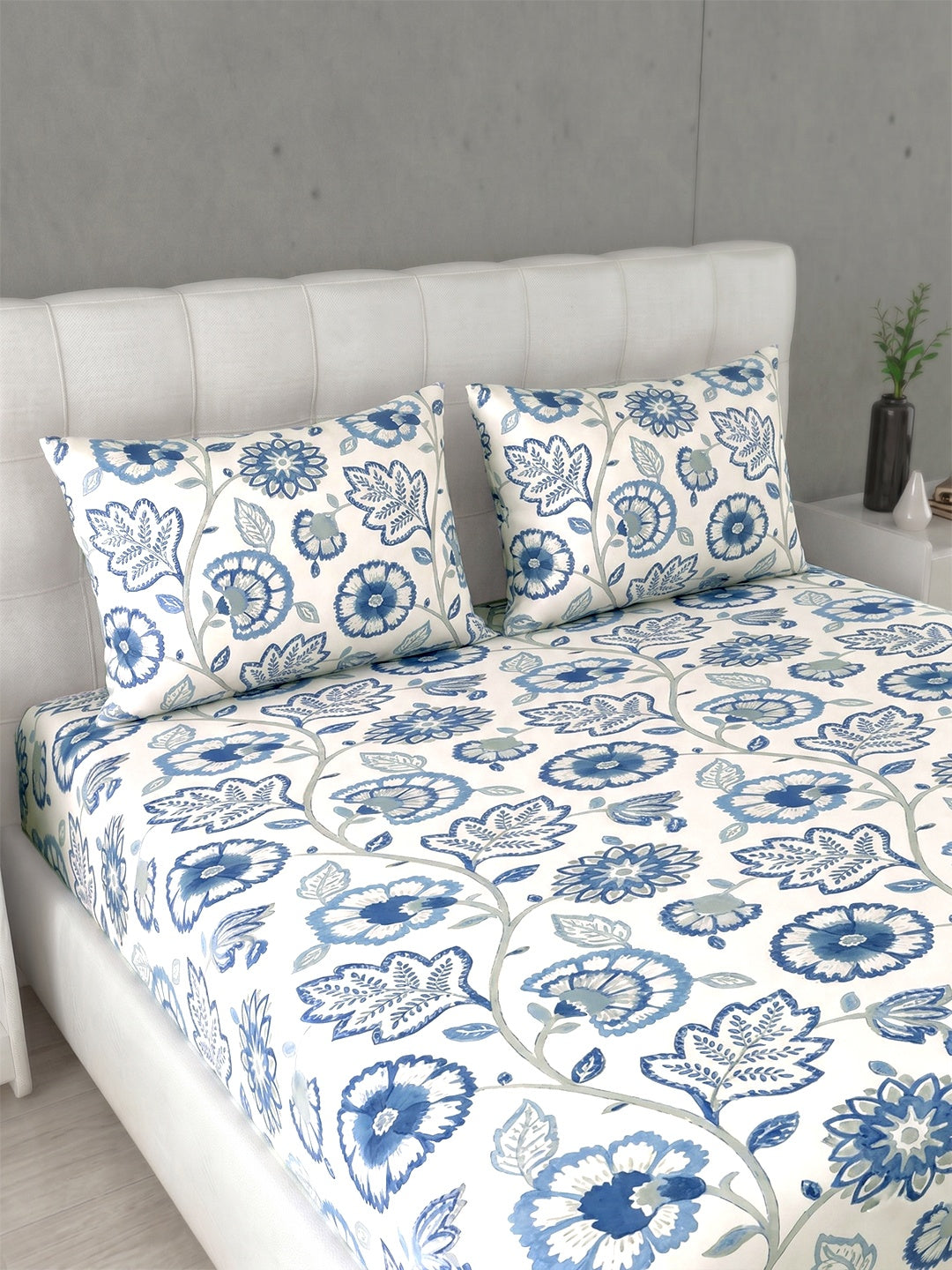 Honeybrush Collection Bedsheet with 2 Pillow Covers (A)