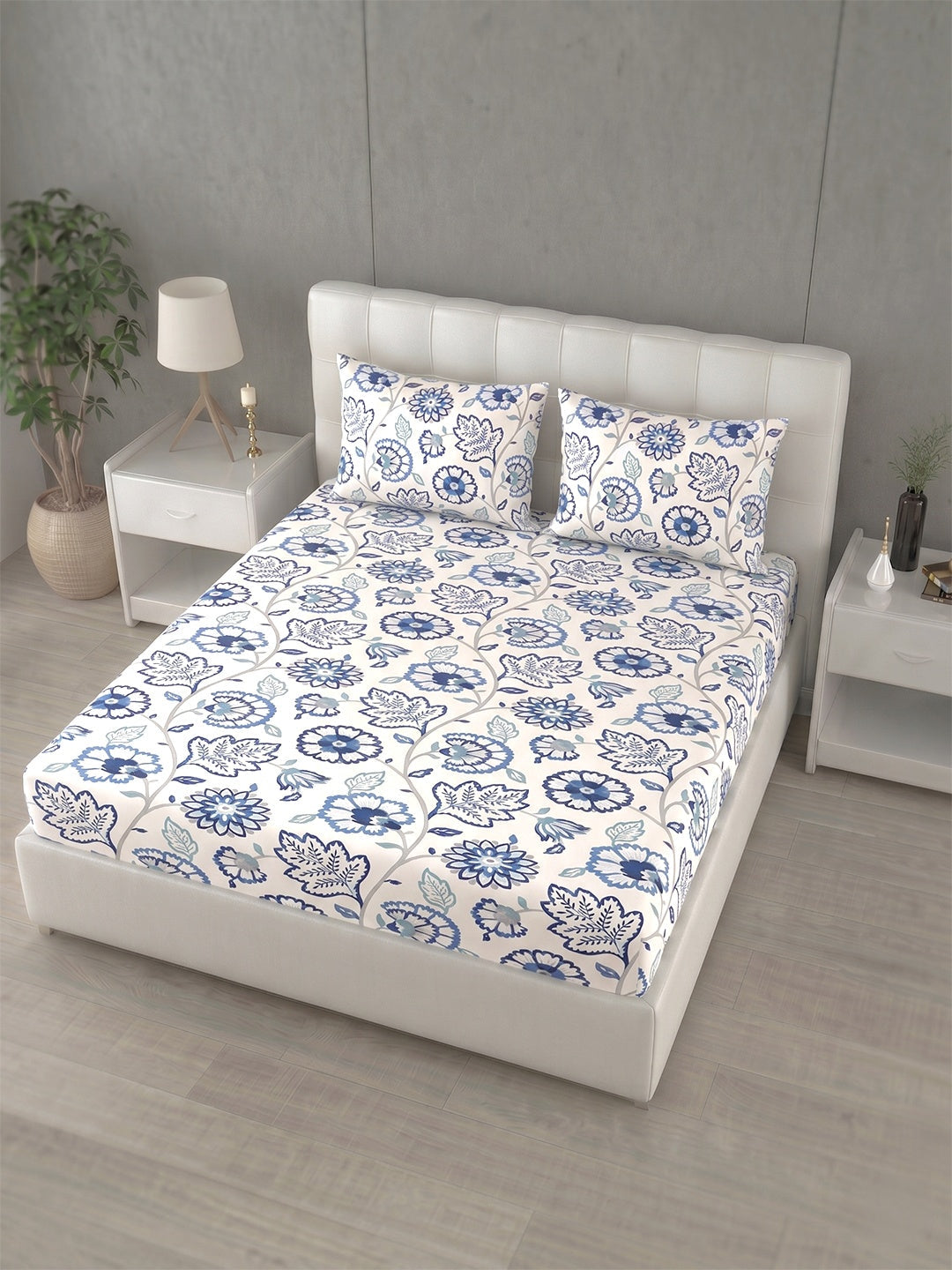 Honeybrush Collection Bedsheet with 2 Pillow Covers (A)