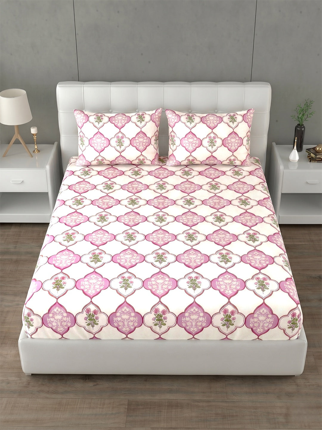 Honeybrush Collection Bedsheet with 2 Pillow Covers