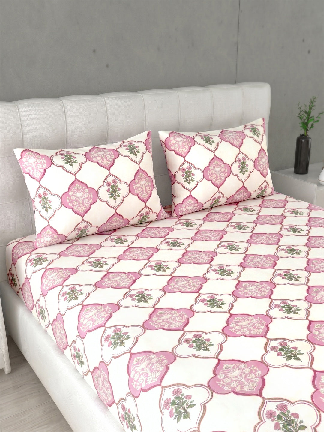 Honeybrush Collection Bedsheet with 2 Pillow Covers