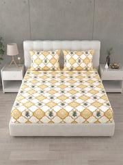 Honeybrush Collection Bedsheet with 2 Pillow Covers (B)