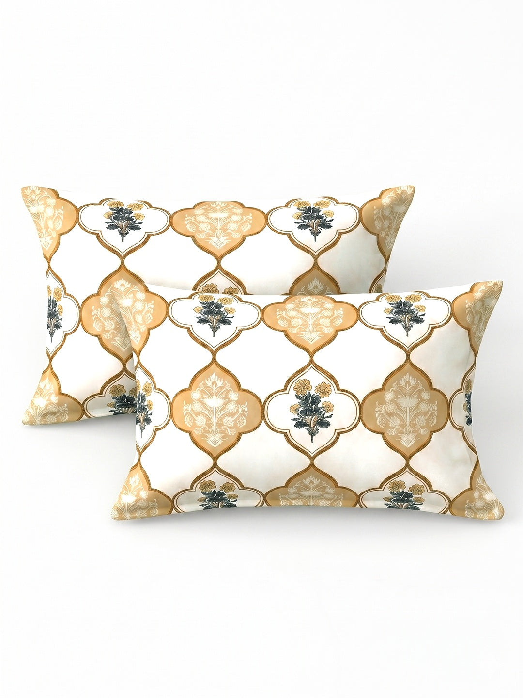 Honeybrush Collection Bedsheet with 2 Pillow Covers (B)