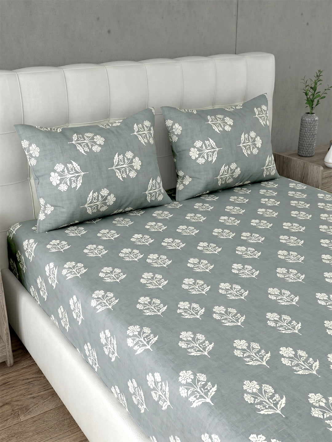 Honeybrush Collection Bedsheet with 2 Pillow Covers (A)