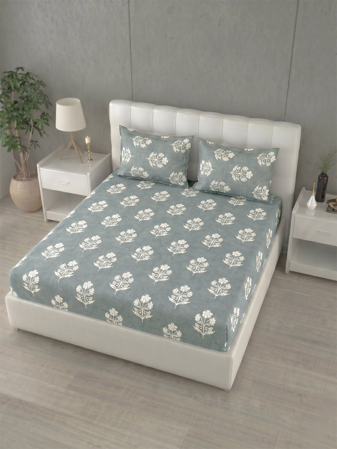 Honeybrush Collection Bedsheet with 2 Pillow Covers (A)