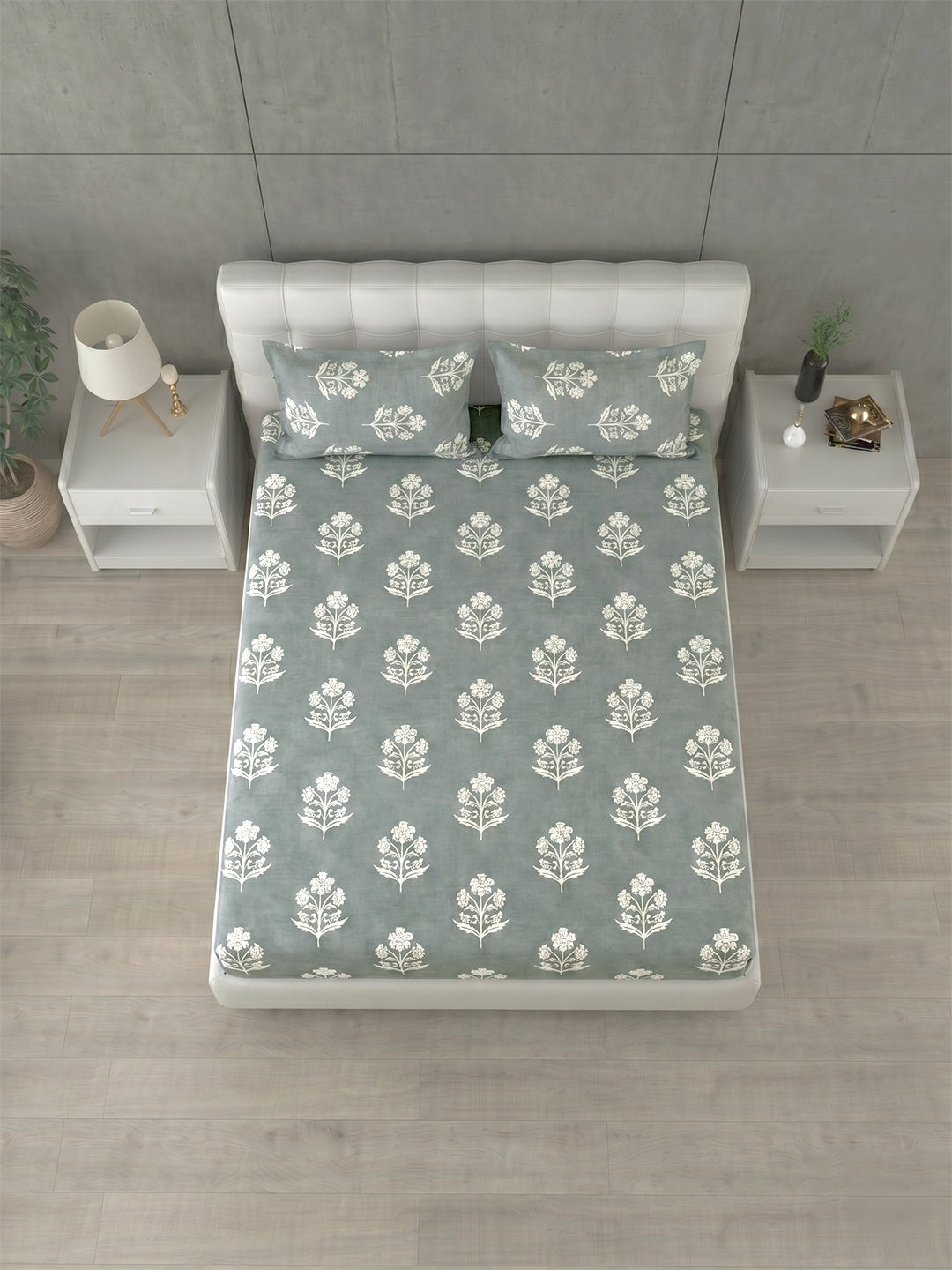 Honeybrush Collection Bedsheet with 2 Pillow Covers (A)