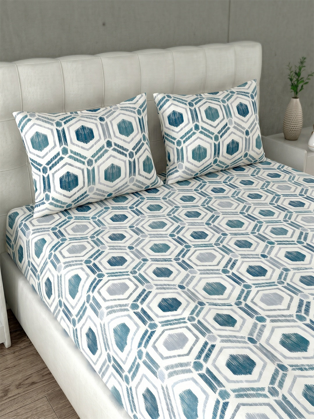 Honeybrush Collection Bedsheet with 2 Pillow Covers