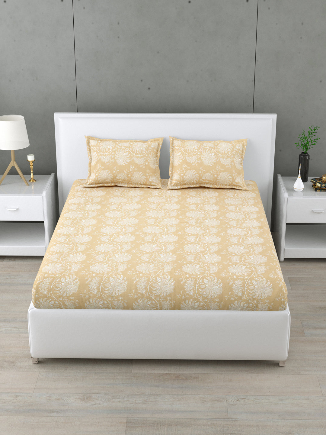 Nivra 160 TC Cotton Bedsheet Set
