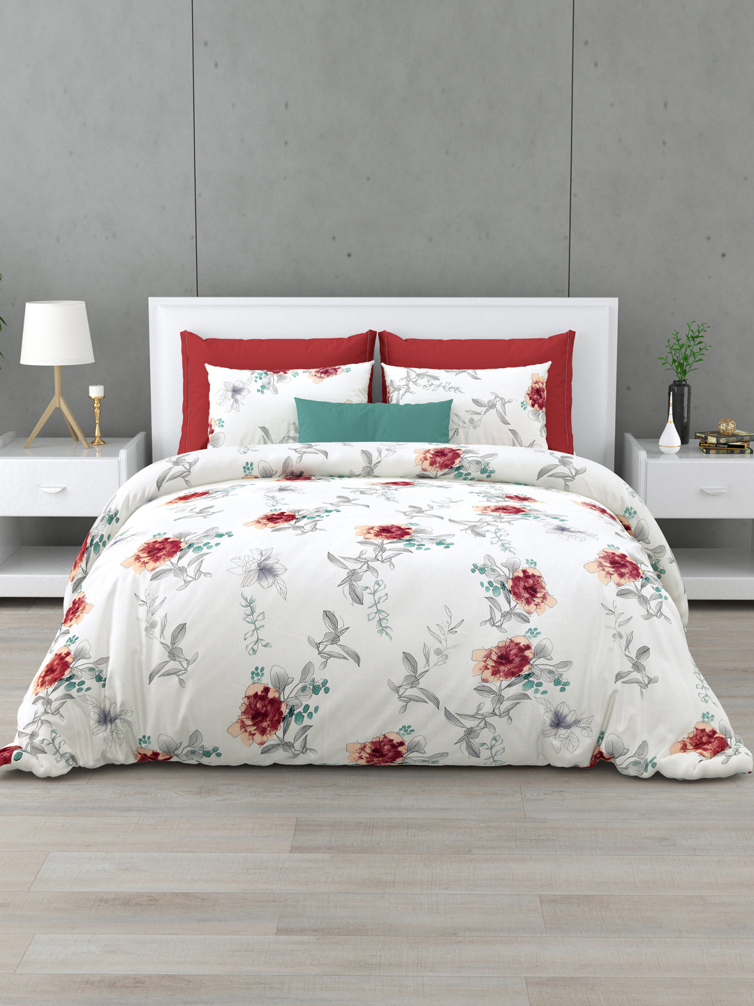 Porcelaine 160 TC Cotton Bedsheet Set