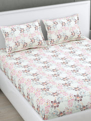 Florazure 160 TC Cotton Bedsheet Set