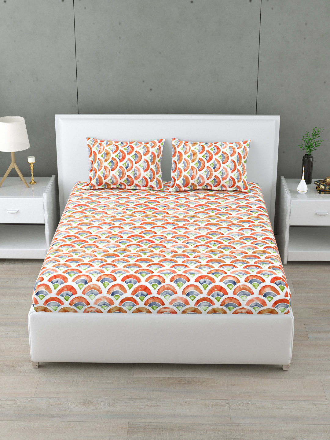 Orlym 160 TC Cotton Bedsheet Set