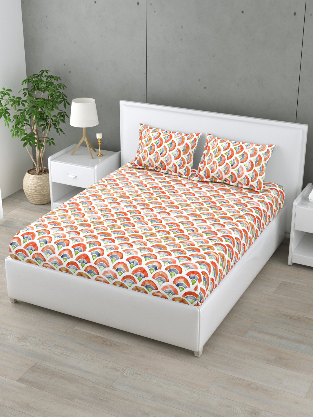 Orlym 160 TC Cotton Bedsheet Set