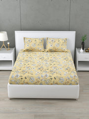Autumn Garden 160 TC Cotton Bedsheet Set