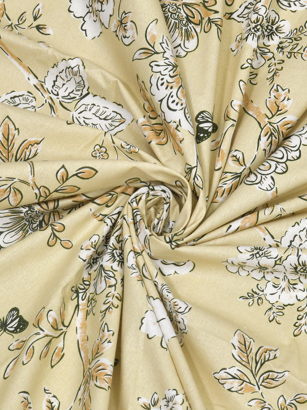 Autumn Garden 160 TC Cotton Bedsheet Set