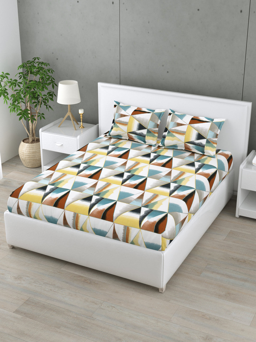 Aztrix 160 TC Cotton Bedsheet Set