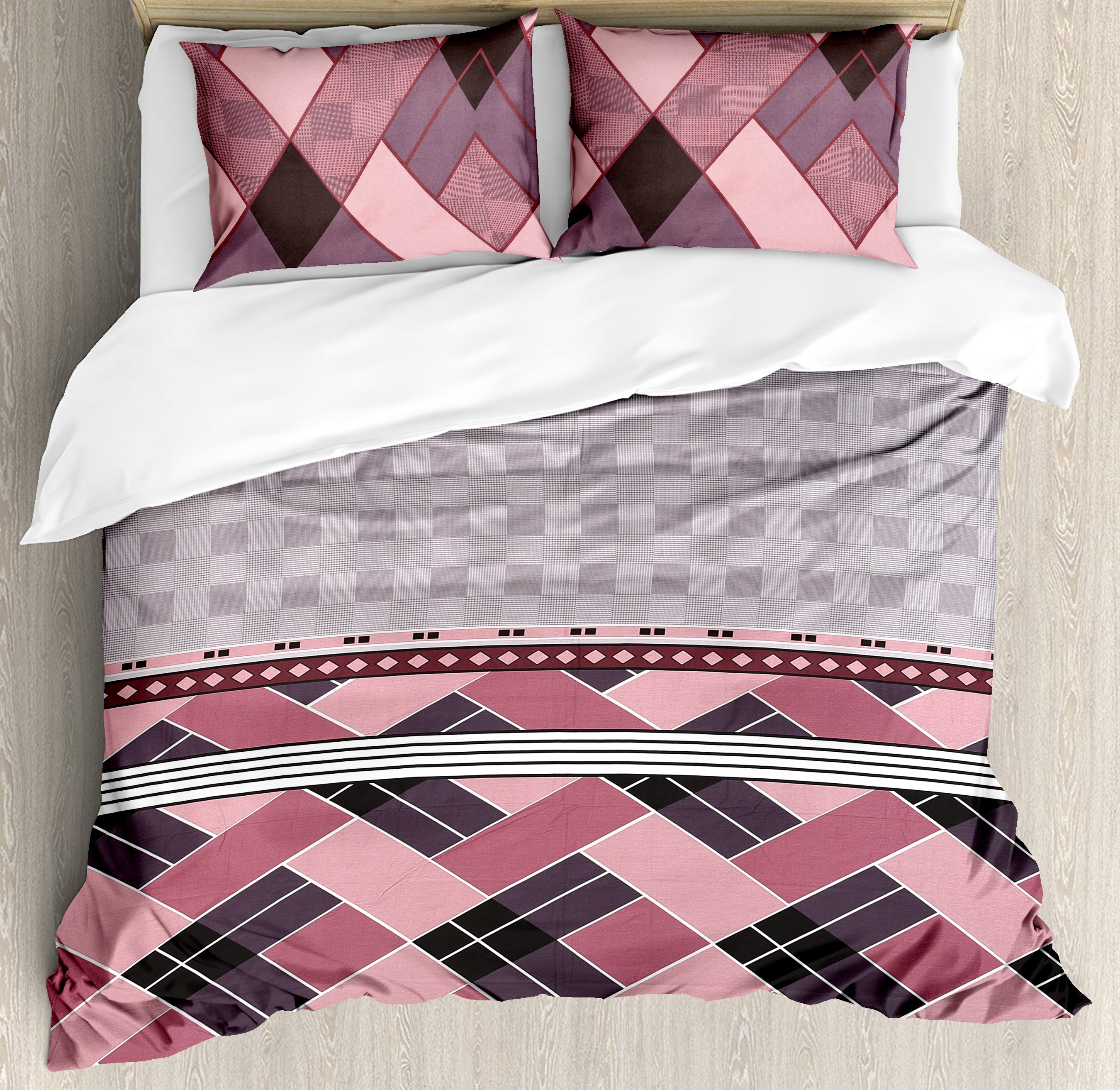 Nuvio 210 TC Cotton Bedsheet Set - Grey