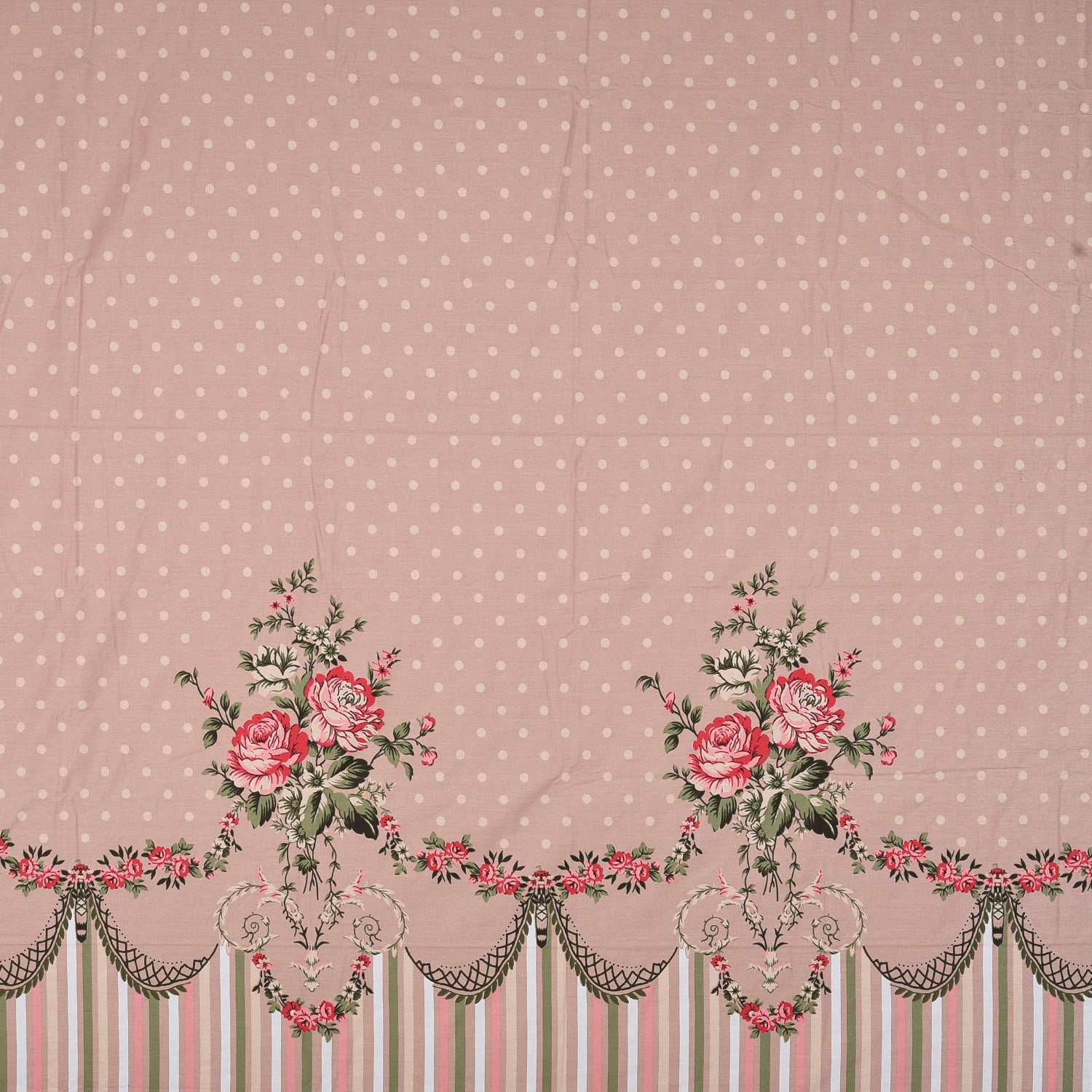 Kenslow 210 TC Cotton Bedsheet Set - Pink