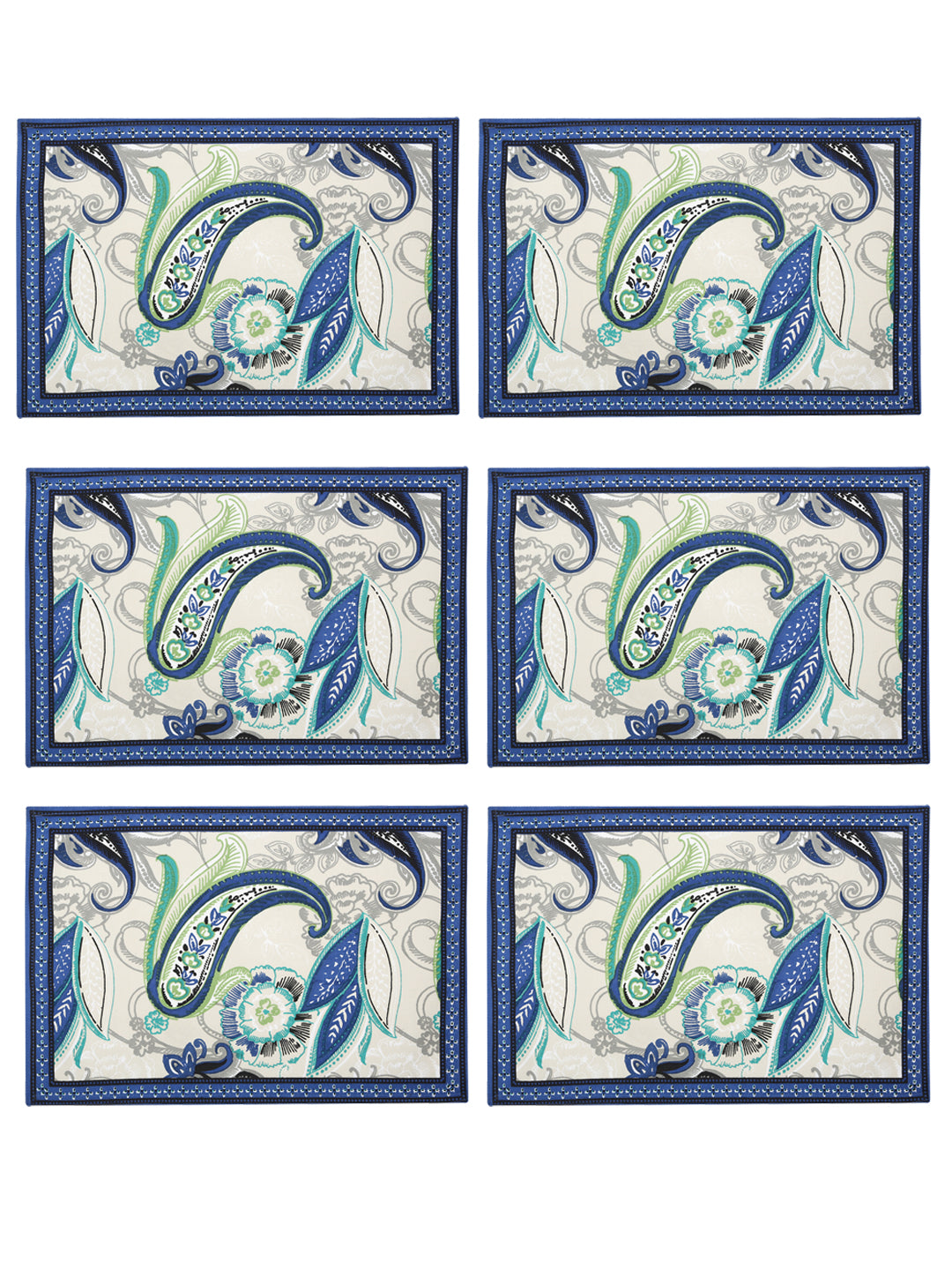 Chitrika Table Linen Collection - Set of 6 Placemats