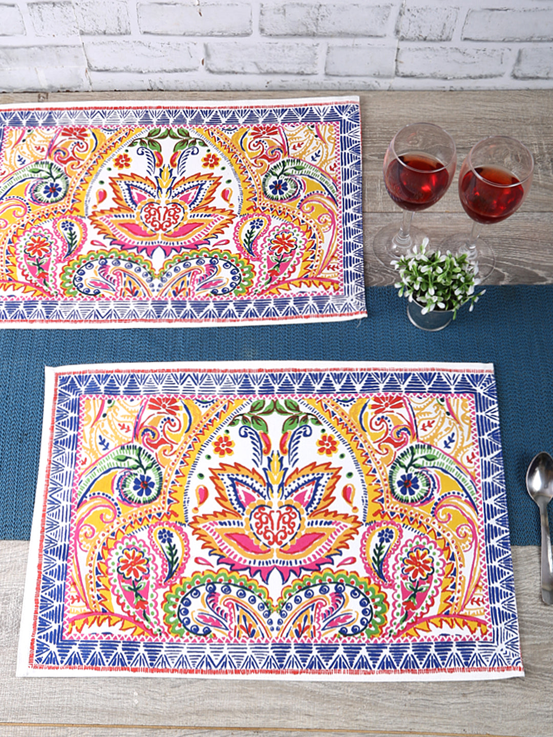 Chitrika Table Linen Collection - Set of 6 Placemats