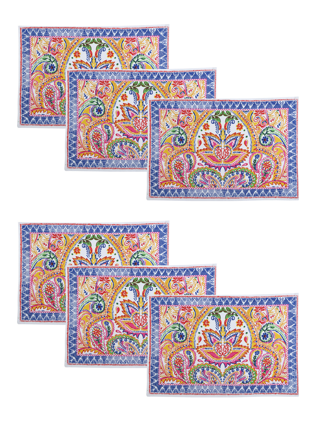 Chitrika Table Linen Collection - Set of 6 Placemats
