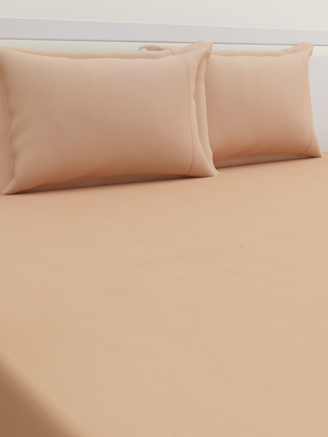 Melange Collection 300 TC Bedsheet Set - Beige