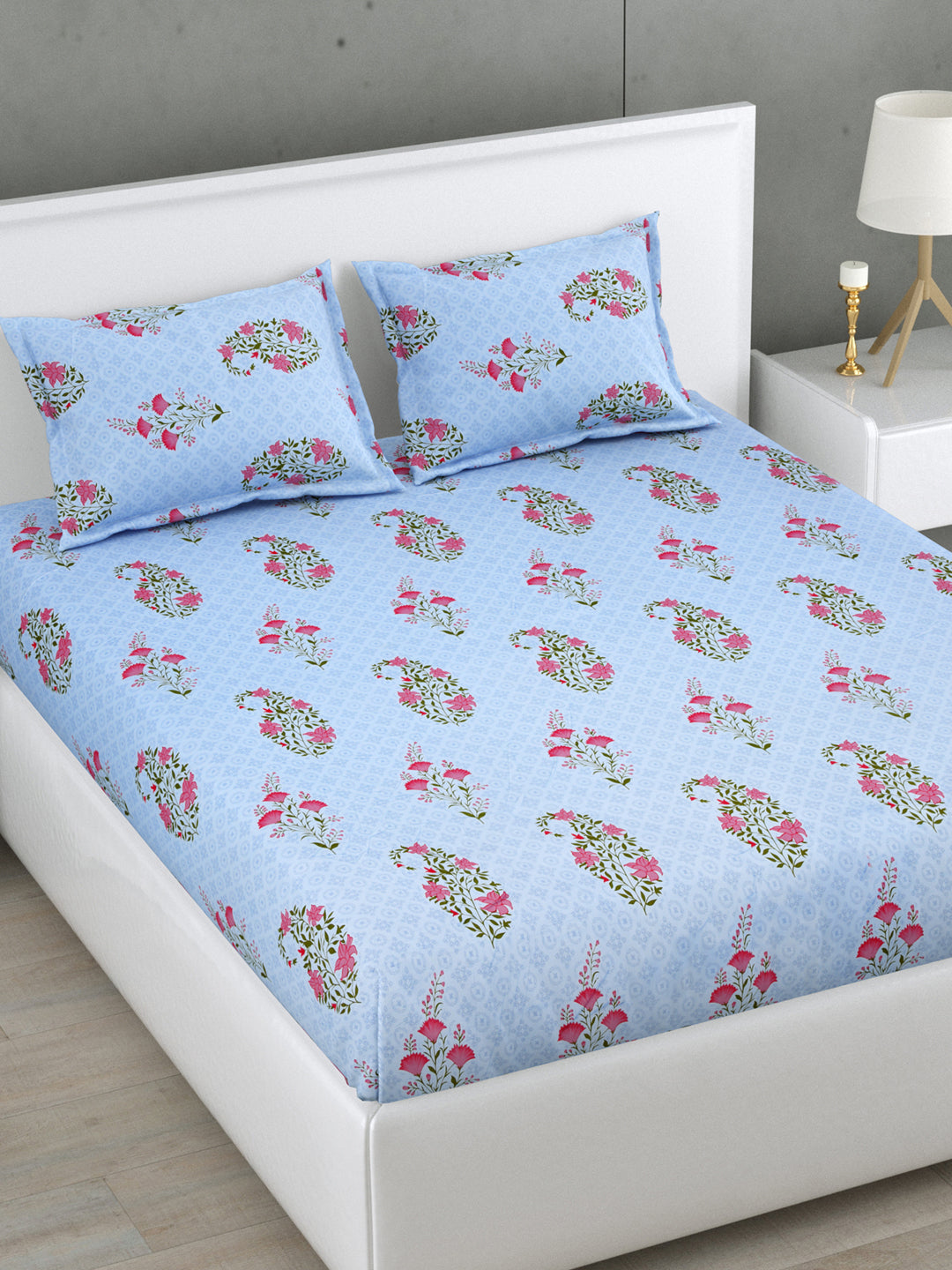 Vibgyor Collection 300 TC Bedsheet Set