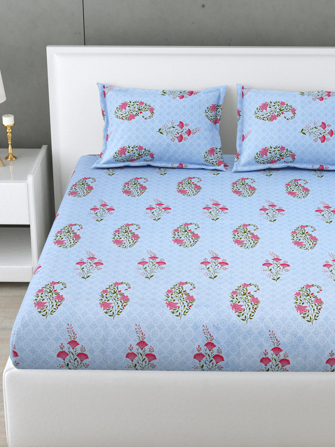 Vibgyor Collection 300 TC Bedsheet Set