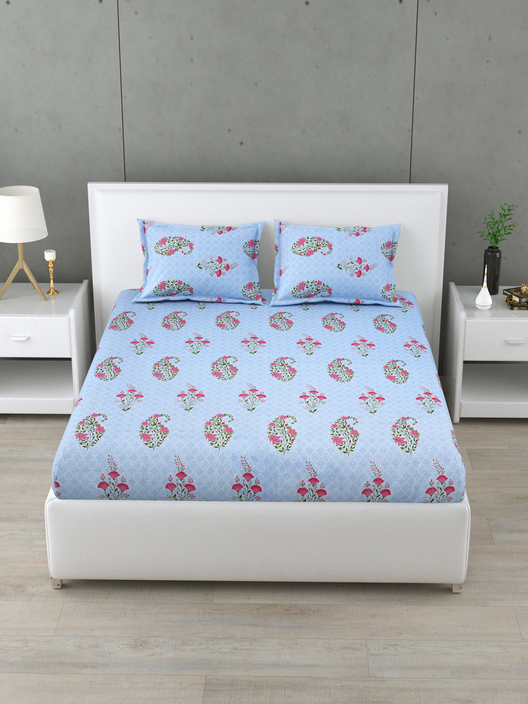 Vibgyor Collection 300 TC Bedsheet Set