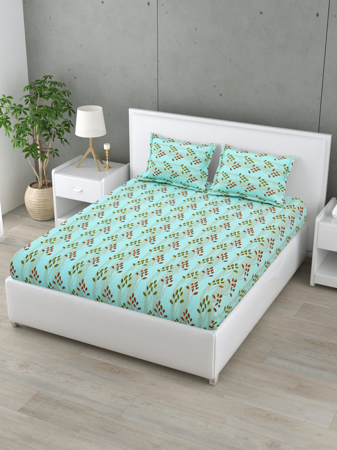 Vibgyor Collection 300 TC Bedsheet Set