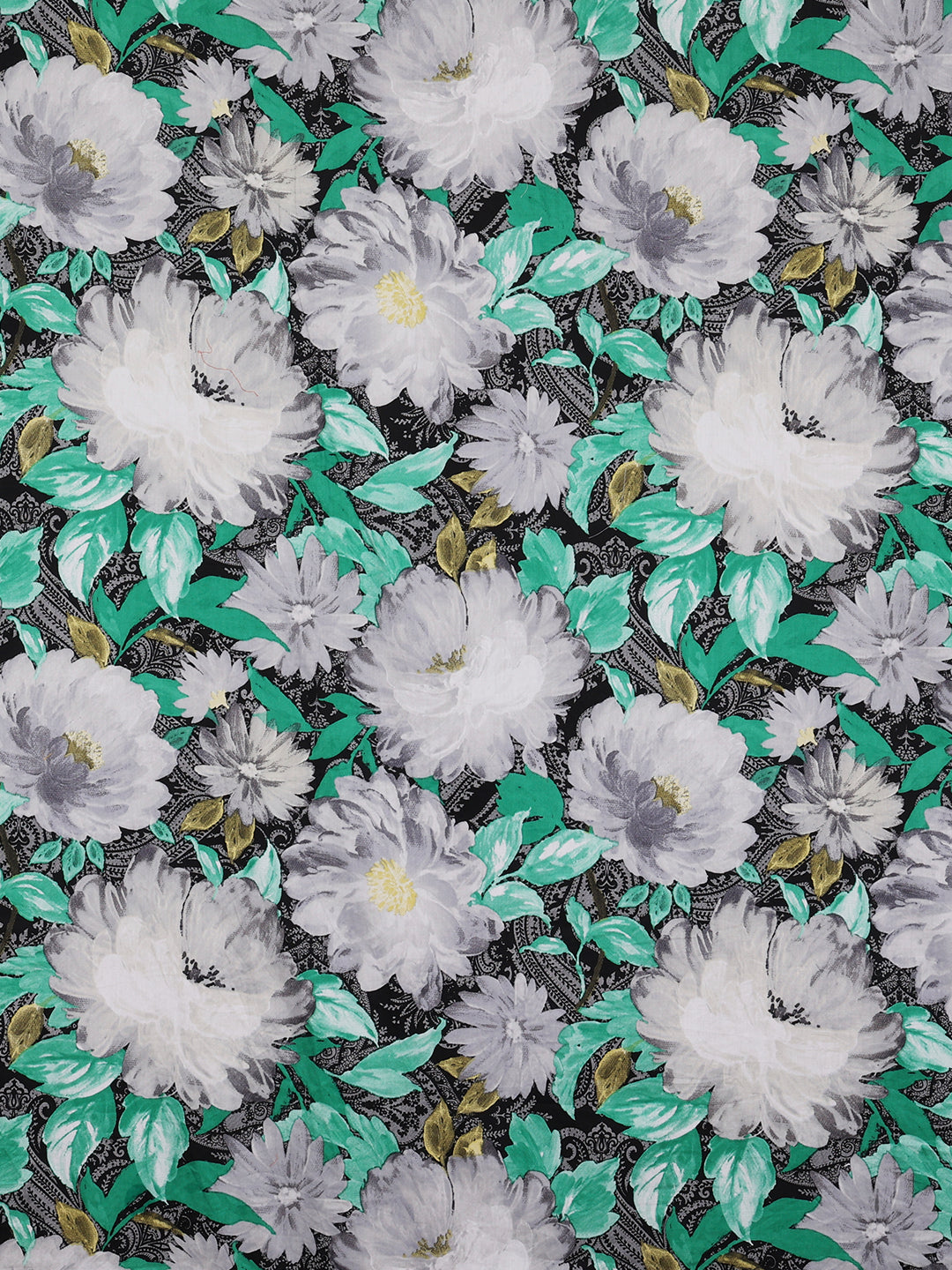 Midnight Bloom 220 TC Bedsheet Set