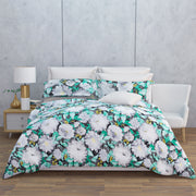 Midnight Bloom 220 TC Bedsheet Set