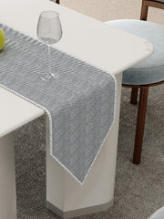 Portia Table Linen Collection - Table Runner - Dark Grey