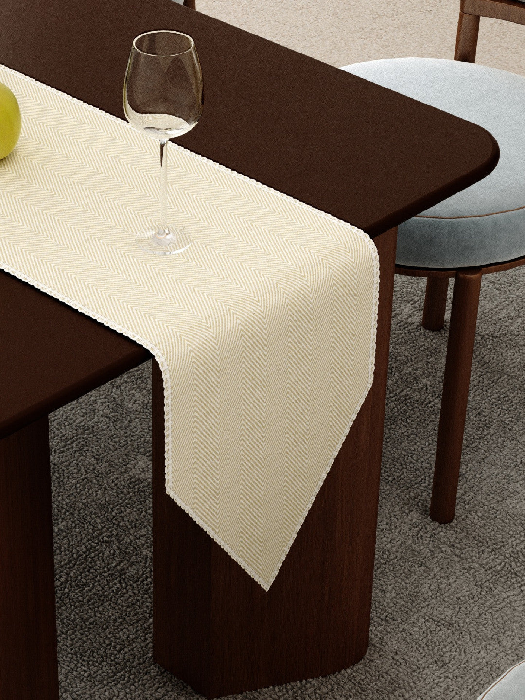 Portia Table Linen Collection - Table Runner - Gold