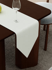 Portia Table Linen Collection - Table Runner - Light Grey
