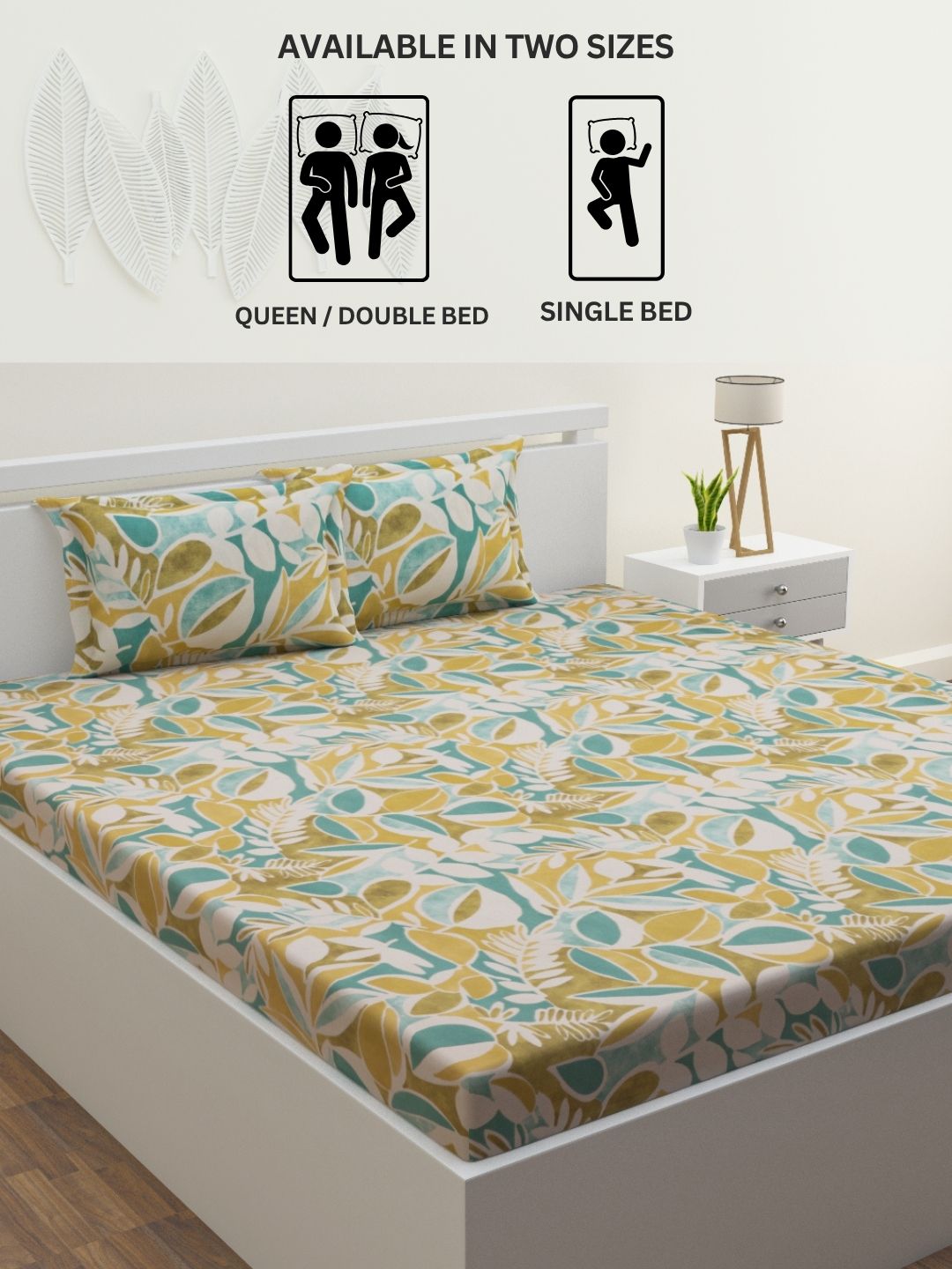 Lumari Cotton Bedsheet Set | Everyday Bedwear - Multi Color