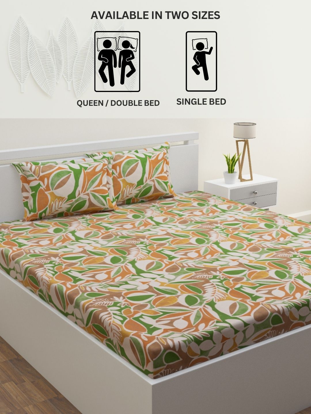 Lumari Cotton Bedsheet Set | Everyday Bedwear - Multi Color