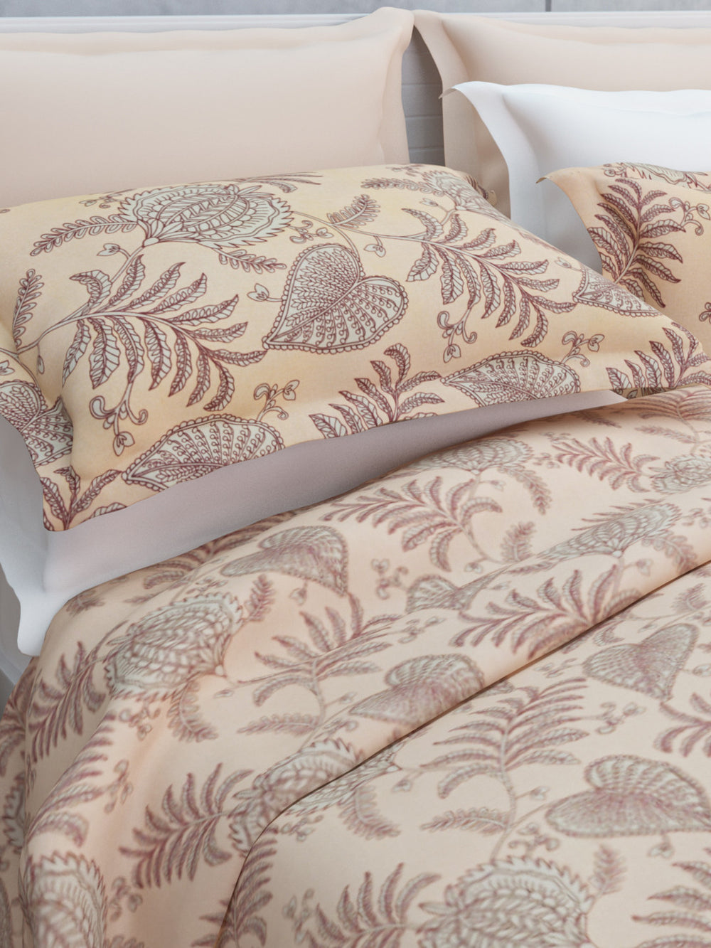 Sereen Cotton Bedsheet Set | Everyday Bedwear - Brown
