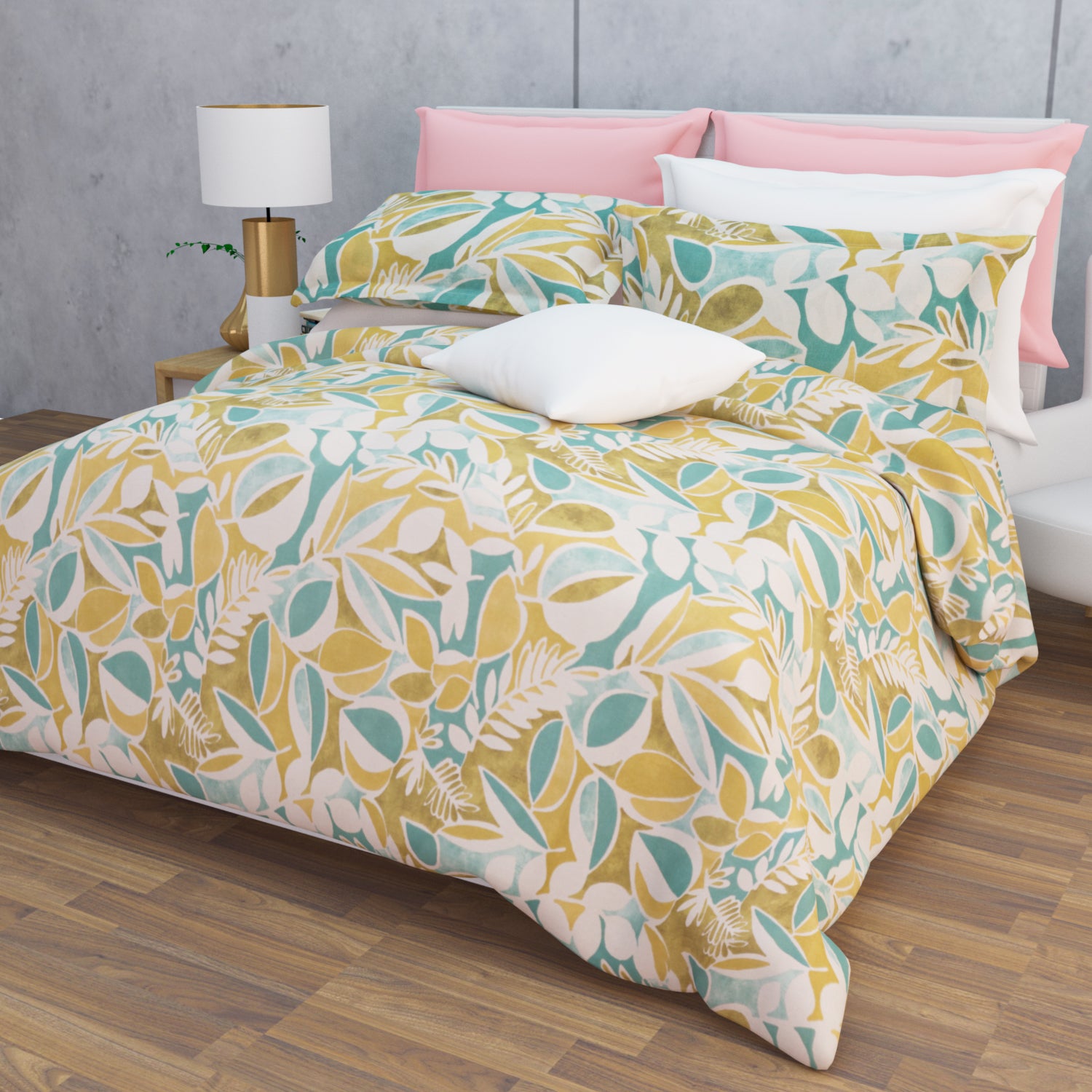 Lumari Cotton Bedsheet Set | Everyday Bedwear - Multi Color