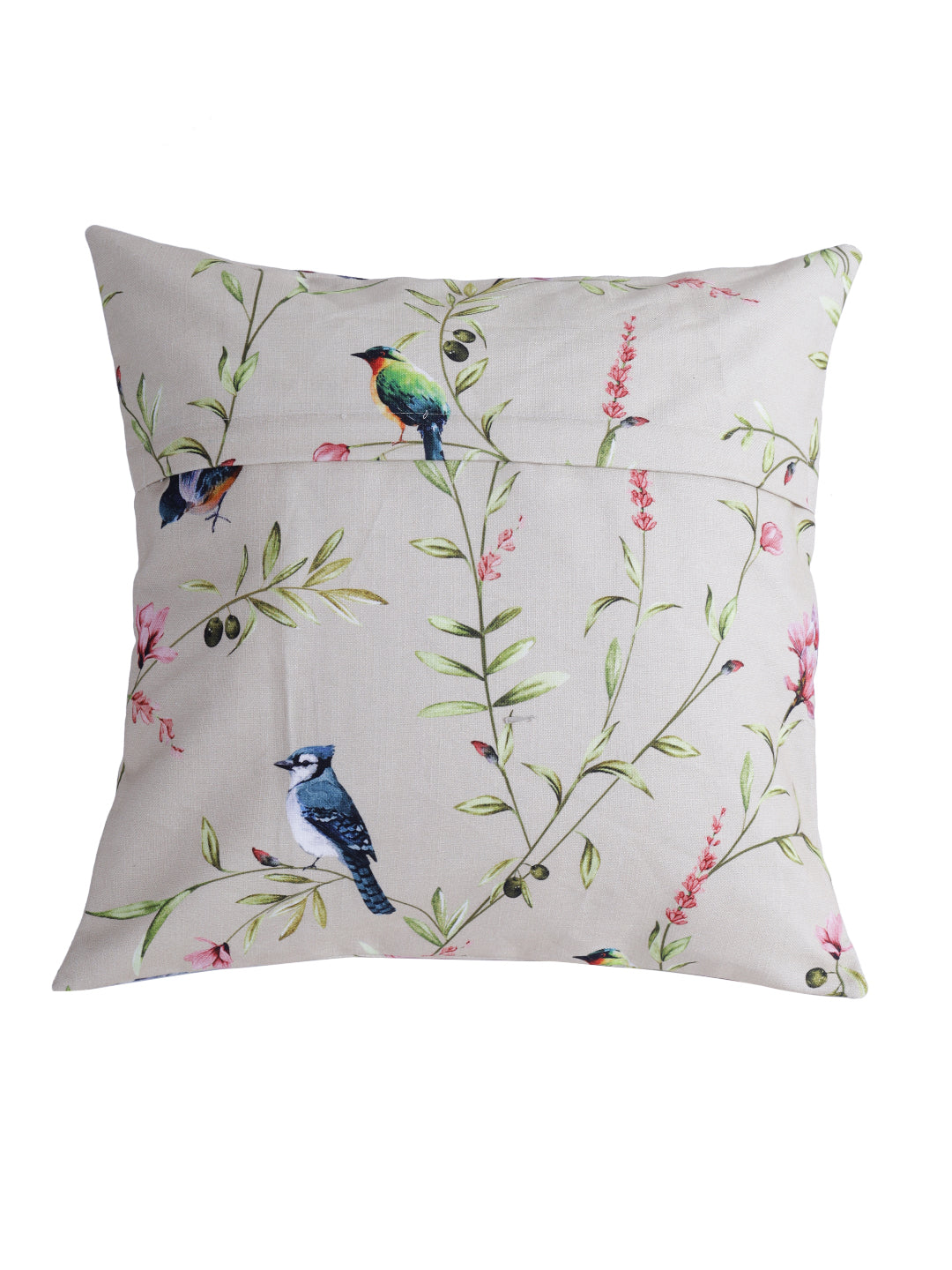 Vibgyor Cushion Cover Collection - Set of 2 - Robins - Cream
