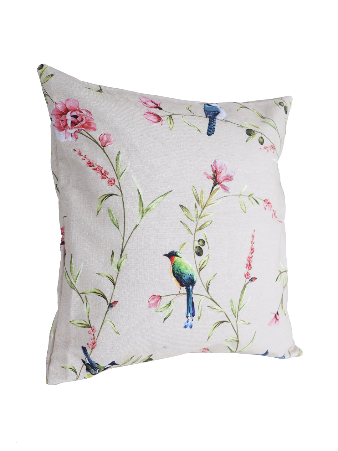 Vibgyor Cushion Cover Collection - Set of 2 - Robins - Cream