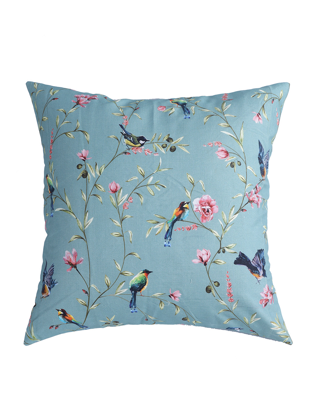 Vibgyor Cushion Cover Collection - Set of 2 - Robins - Green
