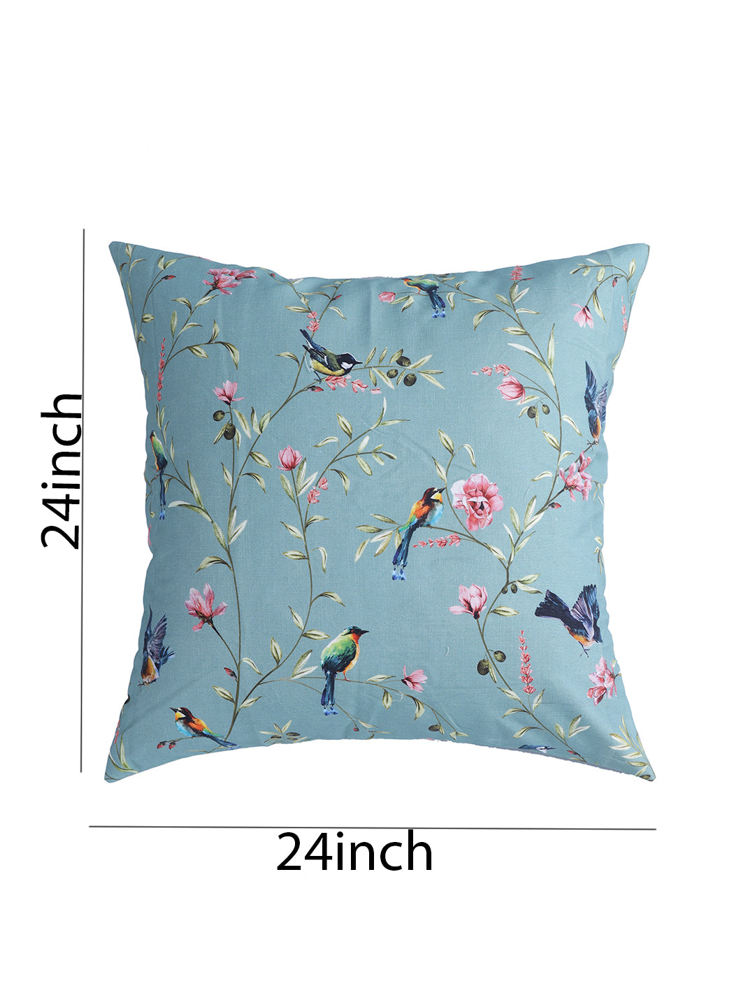 Vibgyor Cushion Cover Collection - Set of 2 - Robins - Green