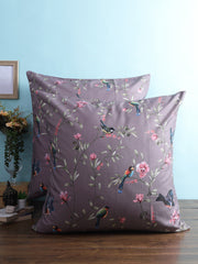 Vibgyor Cushion Cover Collection - Set of 2 - Robins - Brown