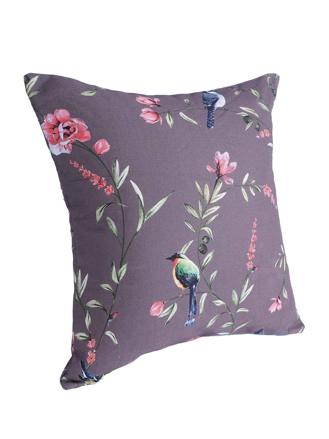 Vibgyor Cushion Cover Collection - Set of 2 - Robins - Brown