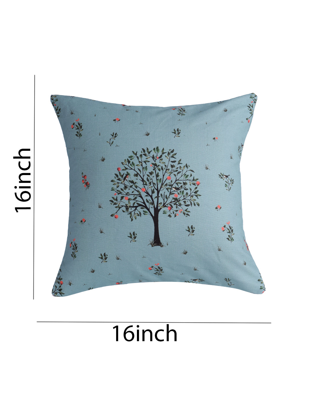 Vibgyor Cushion Cover Collection - Set of 2 - Tree of Life - Green