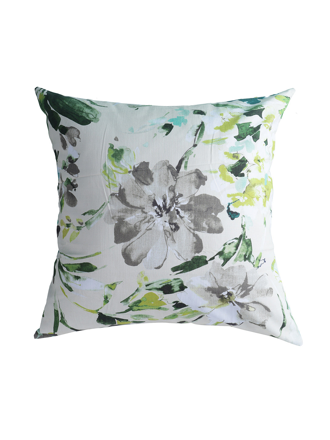 Vibgyor Cushion Cover Collection - Set of 2 - Aqua Flower