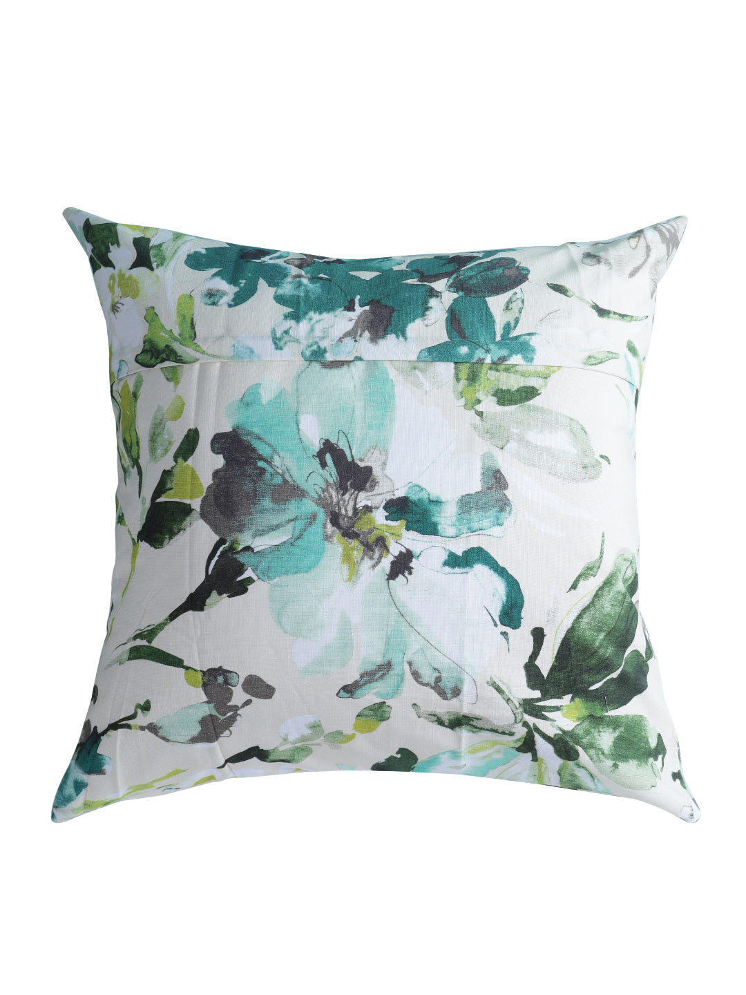 Vibgyor Cushion Cover Collection - Set of 2 - Aqua Flower