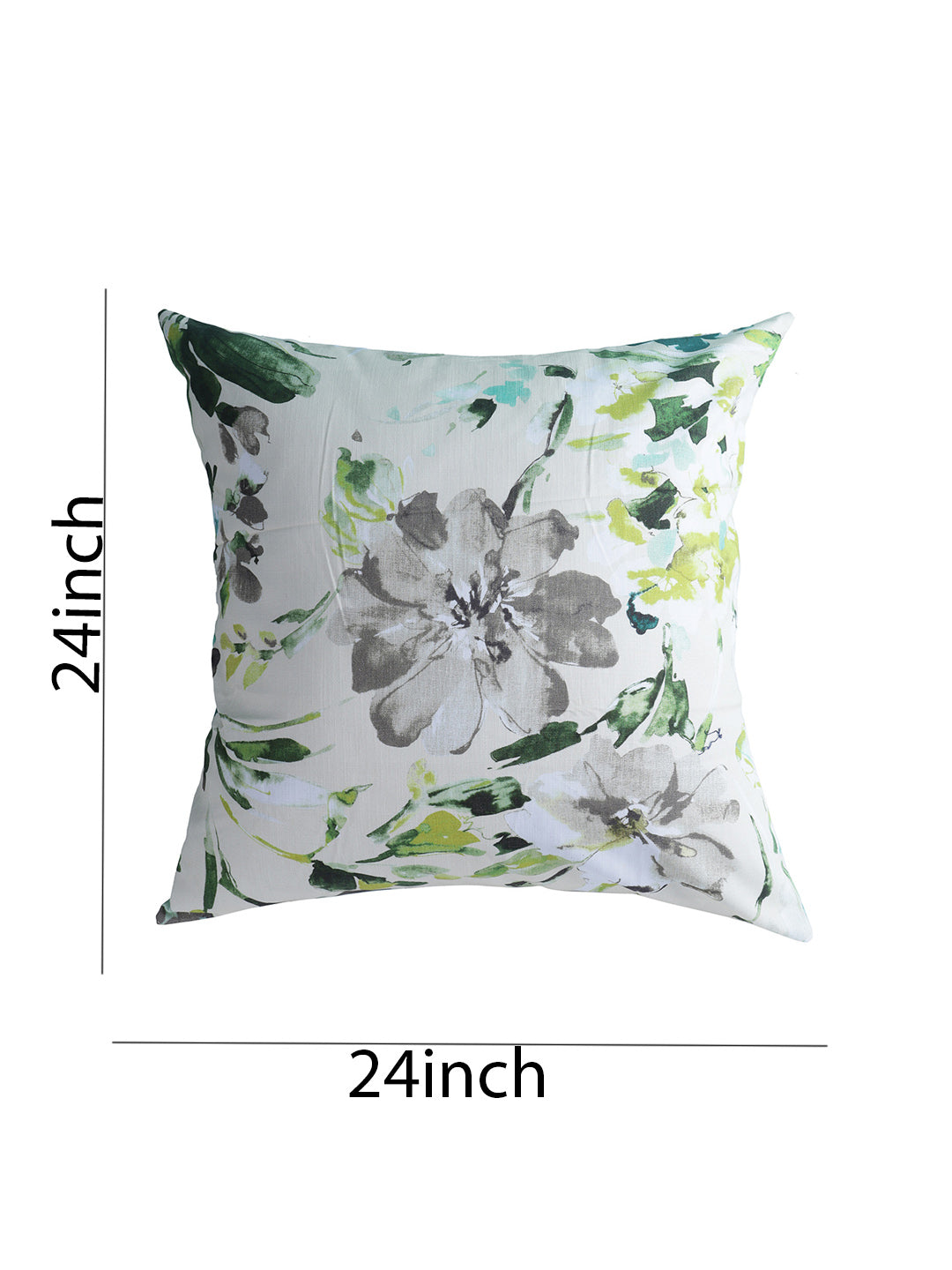 Vibgyor Cushion Cover Collection - Set of 2 - Aqua Flower