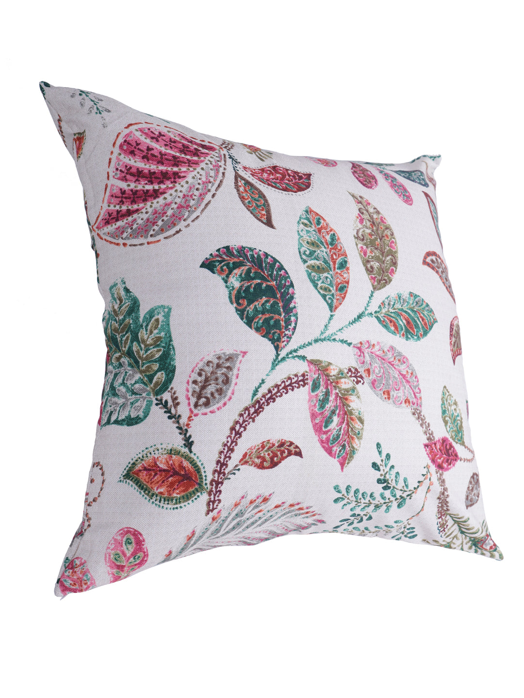 Vibgyor Cushion Cover Collection - Set of 2 - Rosy Leaf