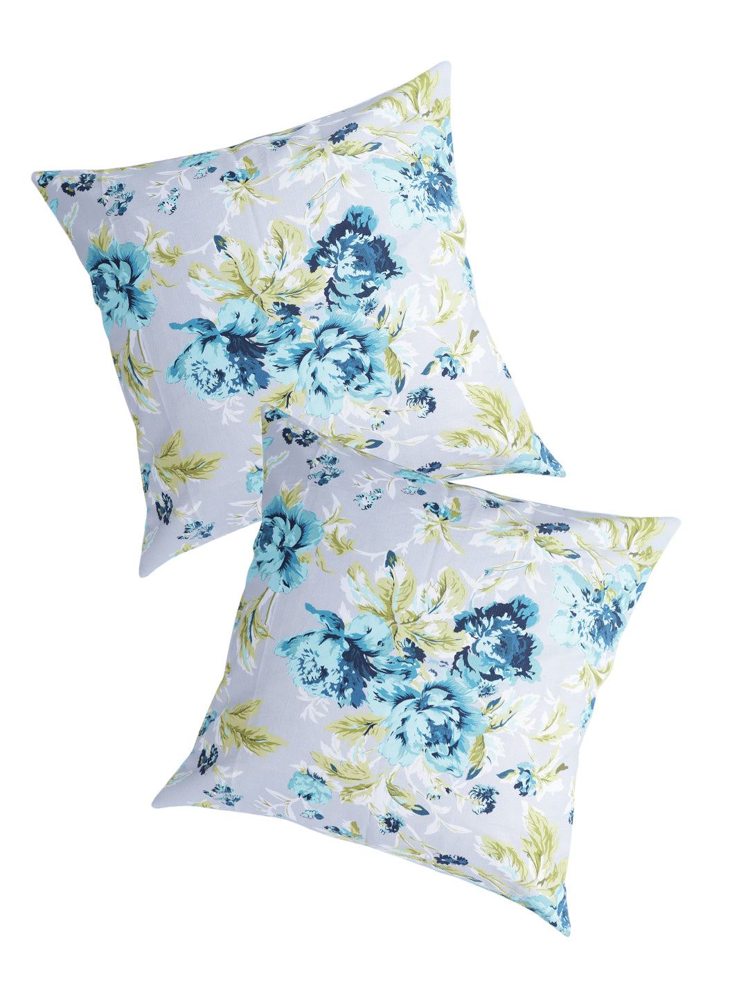 Vibgyor Cushion Cover Collection - Set of 2 - Teal Tulip
